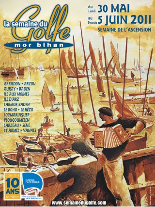 Affiche Semaine du Golfe 2011 par Gildas Flahault