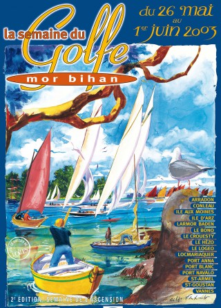 Affiche Semaine du Golfe 2003 par Gildas Flahault