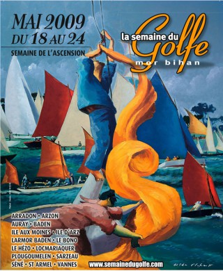 Affiche Semaine du Golfe 2009 par Gildas Flahault