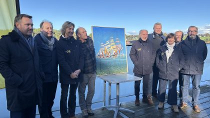 Gildas Flahault unveils the poster for Gulf of Morbihan Week 2027! 
