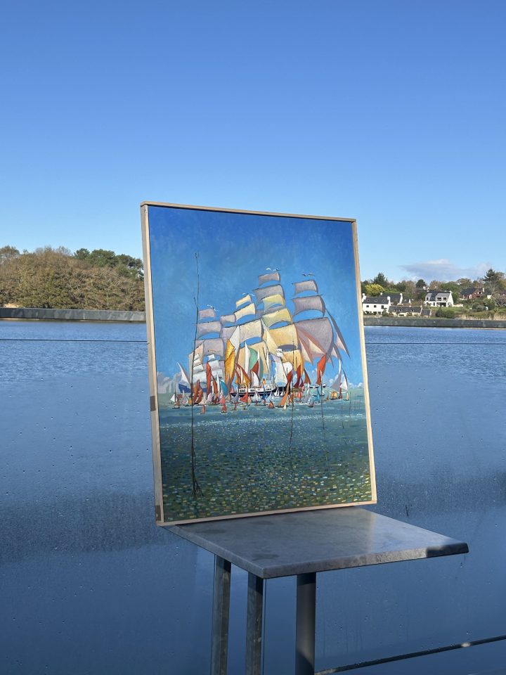 Gildas Flahault unveils the poster for Gulf of Morbihan Week 2027! 