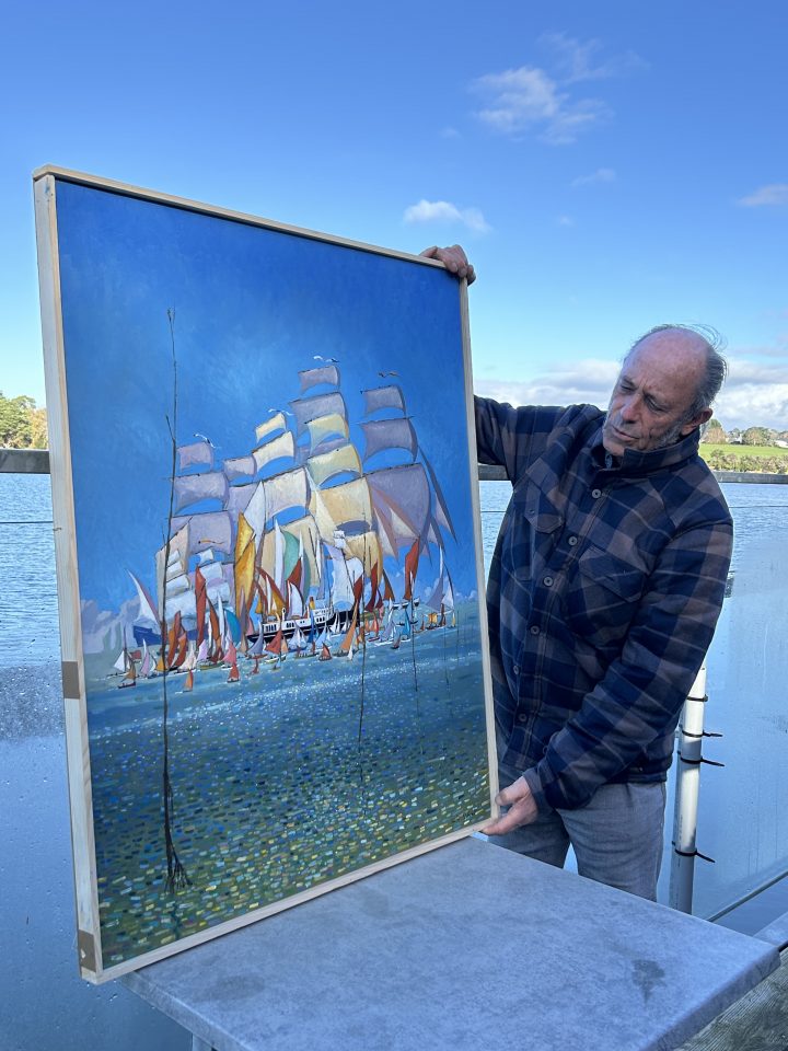 Gildas Flahault unveils the poster for Gulf of Morbihan Week 2027! 