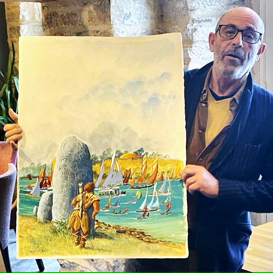 L'affiche de la Semaine du Golfe 2025 par Gildas Flahault